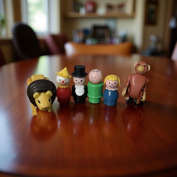 Vintage 1973 Fisher-Price Little People Family Circus Train Set - Picture 13 of 16